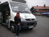 Výlet elektrickým minibusem