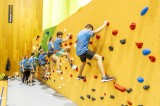 Otevření lezecké stěny ve sportovní hale na Výšině
