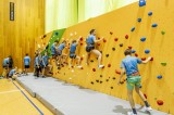 Otevření lezecké stěny ve sportovní hale na Výšině