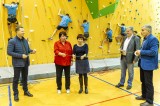 Otevření lezecké stěny ve sportovní hale na Výšině
