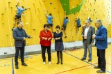 Otevření lezecké stěny ve sportovní hale na Výšině
