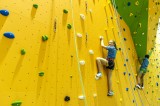 Otevření lezecké stěny ve sportovní hale na Výšině