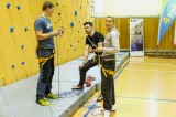 Otevření lezecké stěny ve sportovní hale na Výšině