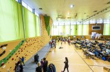 Lezecká stěna ve sportovní hale na Výšině