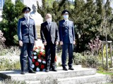 Slavnostní kladení věnce u sochy T.G.Masaryka