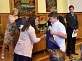 Slavnostní přivítání studentů gymnázia v Tanvaldě