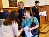 Slavnostní přivítání studentů gymnázia v Tanvaldě