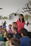 Děti mateřské školy Tanvald Radniční na návštěvě v knihovně