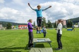 Sportovní odpoledne na nově zrekonstruovaném stadionu 