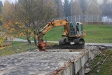 Demolice lávky na Výšině