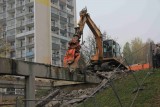Demolice lávky na Výšině