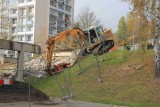 Demolice lávky na Výšině
