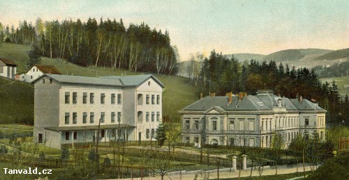 plicní pavilon a nemocnice