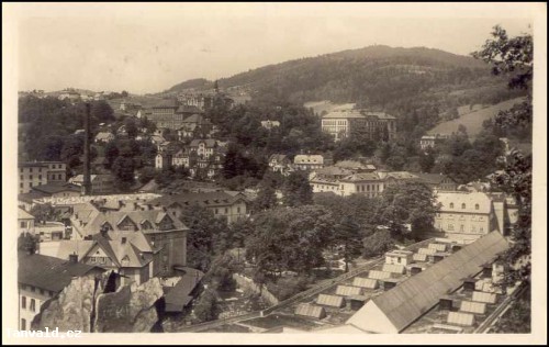 pohled na Tanvald - rok 1945